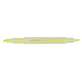 白金 双头荧光笔 (黄色) 1.0mm/3.0mm  CSD-120