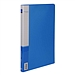 得力 PP文件夹 (蓝) A4 单强力夹+插袋  5301
