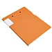 树德 彩虹文件夹 (橙) A4 强力夹+板夹  U6142
