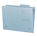 国誉 进口纸质整理夹量贩装 (蓝) A4 10个/包  A4-IFF-B