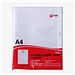 富得快 11孔加厚活页文件保护袋 (透明) A4 100页/包  F8900A
