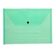 远生 透明按扣式文件袋 (浅绿) A4 12个/包  US-W209