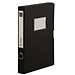 得力 粘扣档案盒 (黑) A4  5602