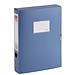 齐心 粘扣式PP档案盒 (蓝) A4 55mm  A1249-X