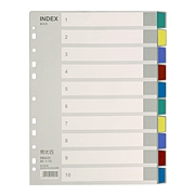 易优百 彩色PP分类索引 (彩色) 10级  EB0632