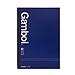 国誉 渡边Gambol无线装订笔记本(7mm横线) (藏青) A4/50页 5本/封  WCN-GNB2552