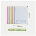国誉 Campus彩色无线装订本 (4色混装) A5/40页 8mm点线 4本/封  WCN-CNB3473-3