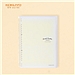 国誉 淡彩曲奇系列柔光超薄活页本 (黄色) B5/20页 8mm横线  WSG-RUYP51Y