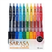 斑马 SarasaClip按动式中性笔 0.5mm 10色/套  JJ15-10C-N