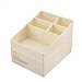 时代良品 桌面双层收纳盒 (米白色)  SD-3615
