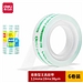 得力 易撕文具胶带 12mm*18m*38um 6卷/筒  30029