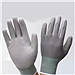 律安 13针涤纶PU涂掌工作手套 (灰) M号 10副/包  PU800GREY