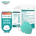 稳健医疗 N95灭菌3D立体口罩头戴式独立包装 (绿) 50袋/盒  604-006777-02