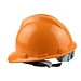汉盾 安全帽 (橙) V型HDPE标准型  HD-HT25