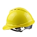 汉盾 安全帽 (黄) V型HDPE透气型  HD-HT26