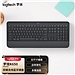 罗技 无线蓝牙键盘 商务办公键盘带掌托 (黑色)  K650