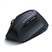 山业 蓝光LED人体工学无线鼠标 (黑色)  GMAERGW10