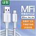 绿联 苹果Lightning数据线/充电线 MFi认证 (白色) 2米  20730