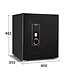 迪堡 PH系列保险柜 单门 (磨砂黑色) 指纹+密码  FDX-A/D-45PH5Z1