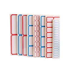 口取纸-80张(红色) 80贴/张  kqz-d