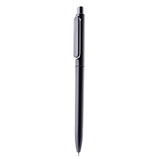 得力 乐素臻顺滑按动中性笔 (黑色) 0.5mm 金属喷漆  A12