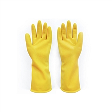 国产 恒丰乳胶手套 (黄色) 加厚