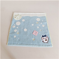 chiikawa 纯棉制毛巾小八 蓝色刺绣款  41-1260080-V