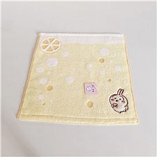 chiikawa 纯棉制毛巾乌萨奇 黄色刺绣款  41-1260080-T