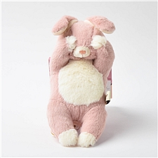 日本制 日本进口可爱捂眼毛绒玩偶 兔子  876-950