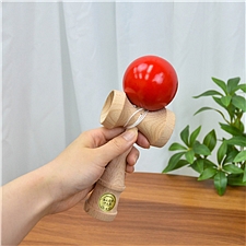 海渡 日本进口初学者入门剑玉 红色  JY-001