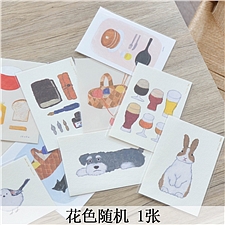 米津祐介 日本进口插画明信片 款式随机发
