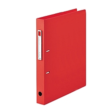 喜利 noie-style2孔D型文件夹 (红色) A4 2孔  F-7684-3