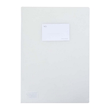 树德 标签式文件套 (白) 12个/包 A4 带名片袋  A18