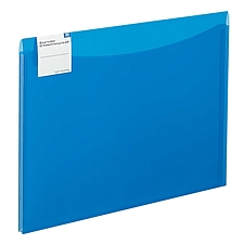 国誉 多彩双袋文件保护套 (深蓝) A4  FU-5771DB