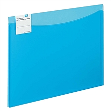 国誉 多彩双袋文件保护套 (浅蓝) A4  FU-5771LB