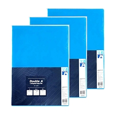 达伯埃 二页文件保护套 (蓝色) A4 12个/包  LF01223-EN