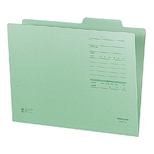 国誉 进口纸质整理夹量贩装 (绿) A4 10个/包  A4-IFF-G
