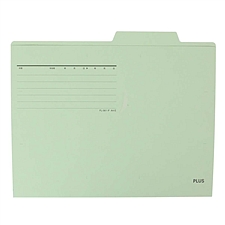 普乐士 纸制单片夹 (淡绿) A4  C87-096
