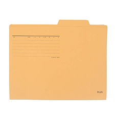 普乐士 纸制单片夹 (鹅黄) A4  C87-097