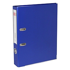 得力 PVC半包胶档案夹 (蓝) A4 2寸  5480