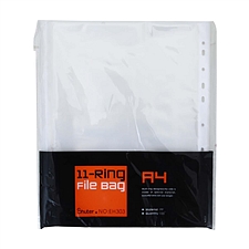 树德 11孔文件保护袋 A4 100个/包  EH303