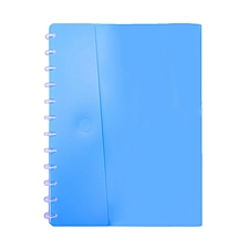 可得优 活页资料册 (蓝) A3(A4对折)20袋  W-302T