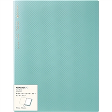 国誉 KOKUYO ME 资料册(固定式) (烟熏蓝) A4 10袋 