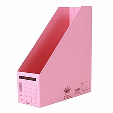 普乐士 竖型文件盒 (粉红) A4  C78-078