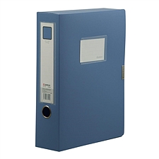齐心 粘扣档案盒 (蓝) A4  HC-75-X