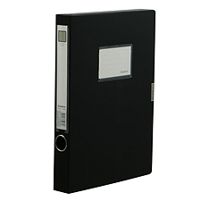 齐心 粘扣档案盒 (黑) A4  HC-35-X