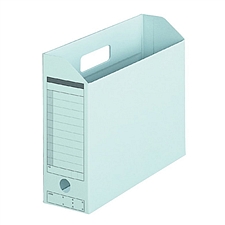 普乐士 横式纸质文件盒 (浅兰) A4  FL-051BF