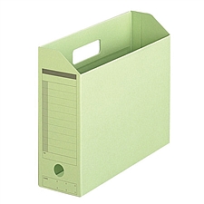 普乐士 横式纸质文件盒 (淡绿) A4  FL-051BF