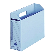 普乐士 横式纸质文件盒 (宝蓝) A4  FL-051BF