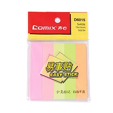 齐心 指示标签 (5色) 76*15mm  D6015